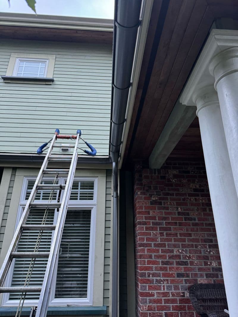 Seamless Gutter System - Rimac Construction Gutter Installation project in Connecticut