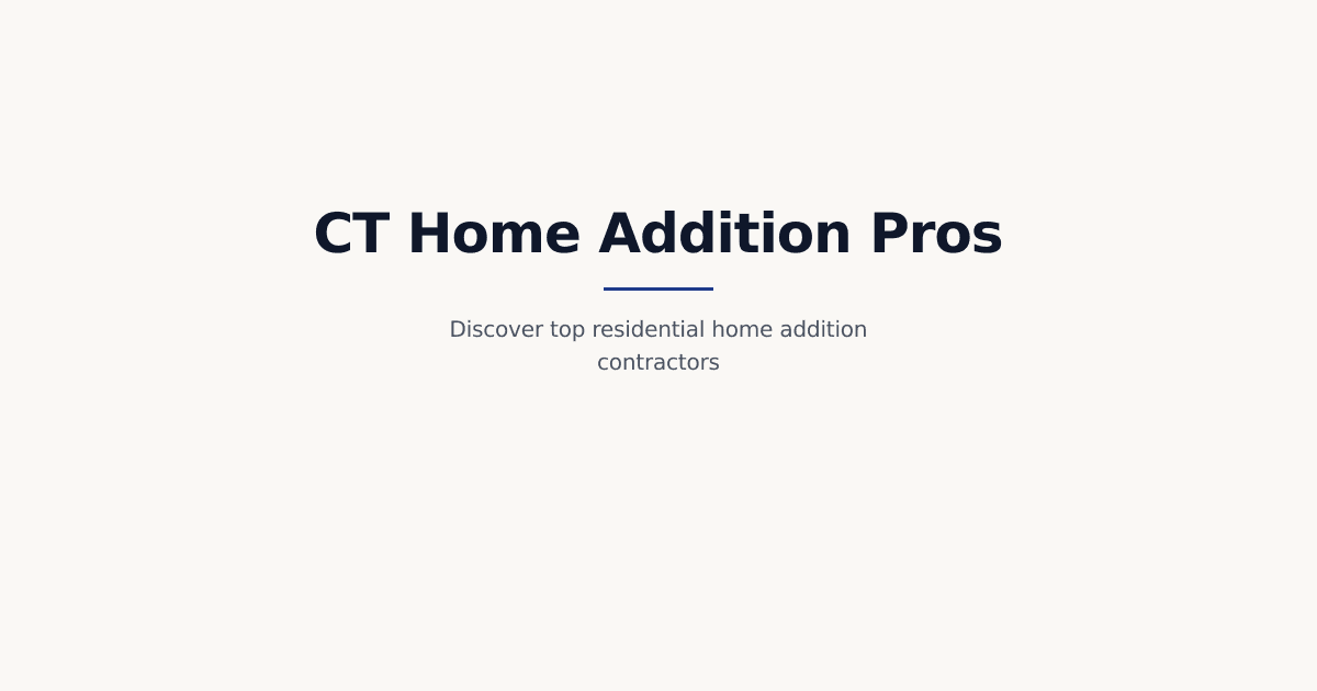 Residential Home Addition Contractors Near Me CT: Stress-Free Additions with Rimac...