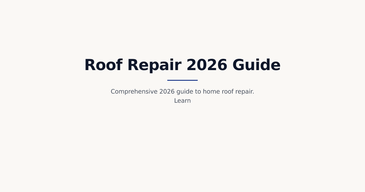 2026 Complete Guide to Home Roof Repair: Expert Steps for Connecticut Homeowners