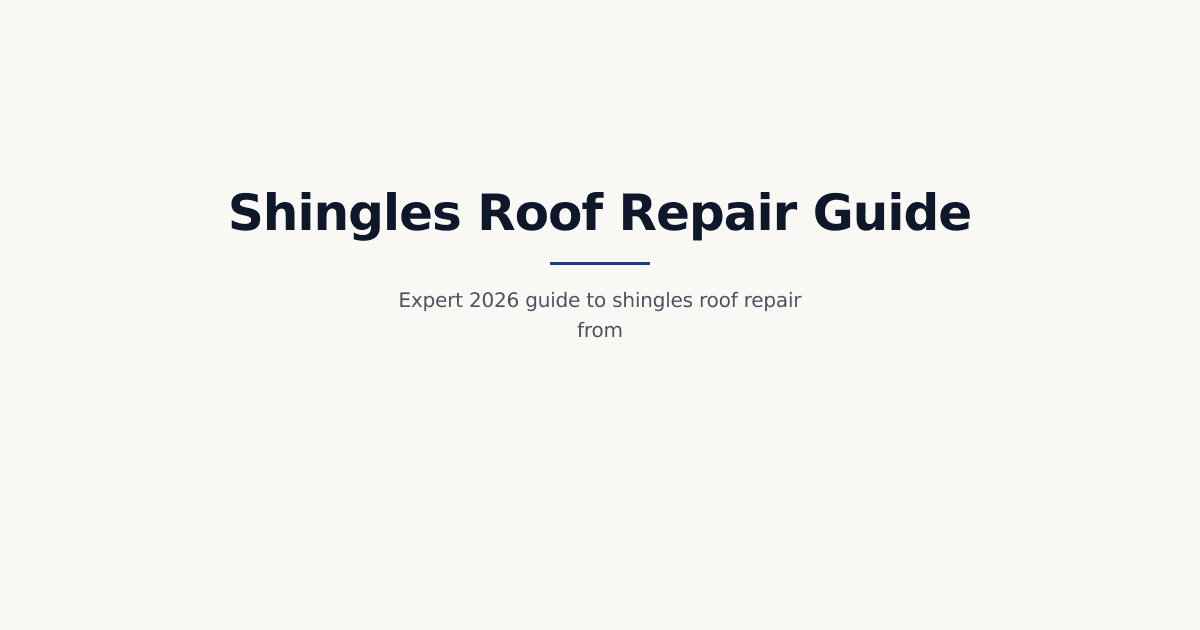 Comprehensive 2026 Guide to Shingles Roof Repair | Rimac Construction CT